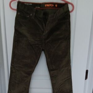 Men's Olive Stretch Pants